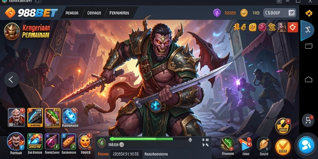 Gameplay menakutkan di 988BET dengan suasana mencekam.