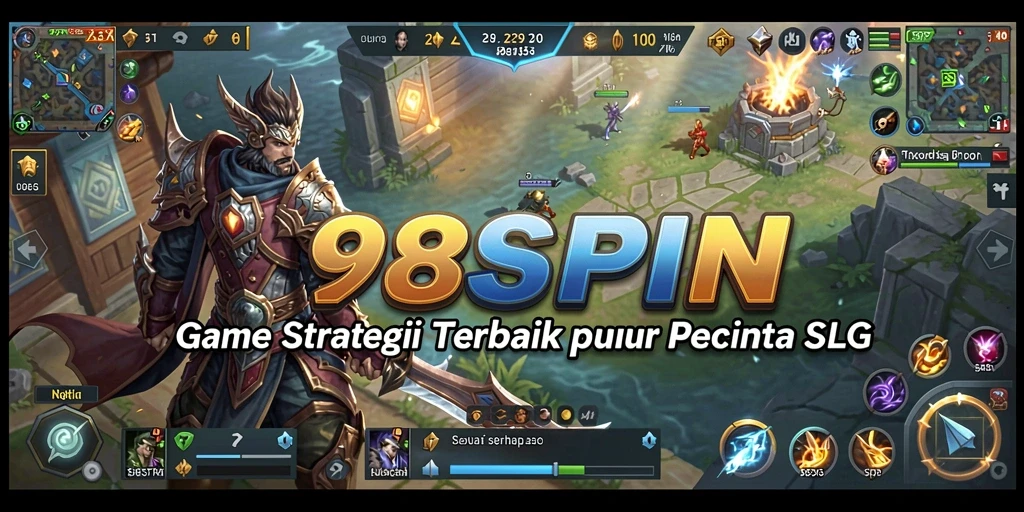 Screenshot permainan 98SPIN menampilkan aksi strategi yang mendebarkan.