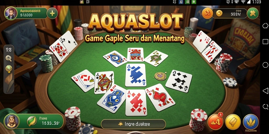 Tampilan gameplay Gaple yang mengasyikkan dan menarik.