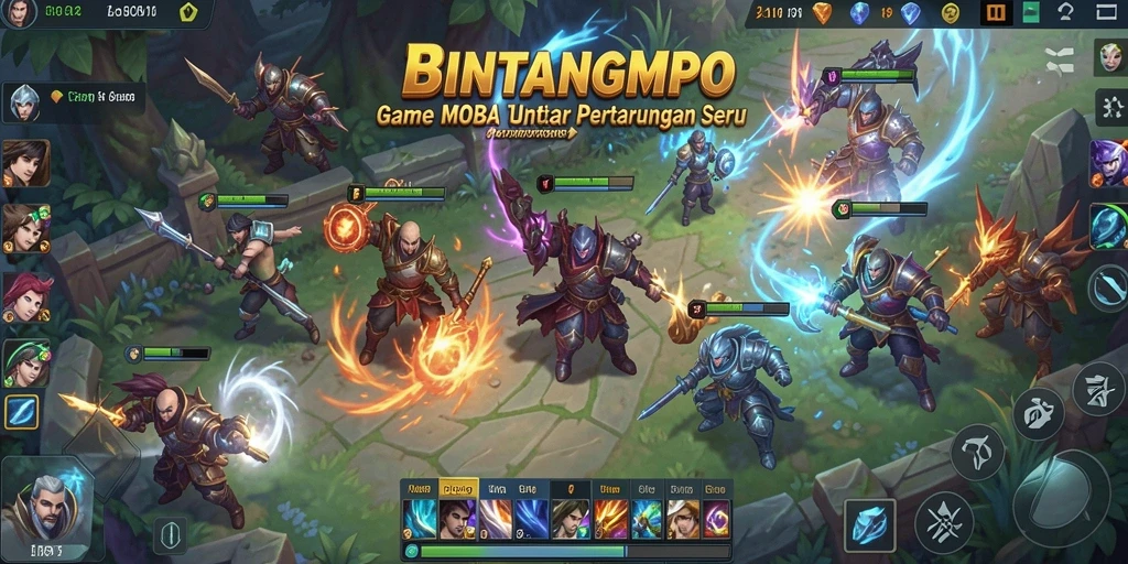 Tampilan gameplay mendebarkan dari BINTANGMPO