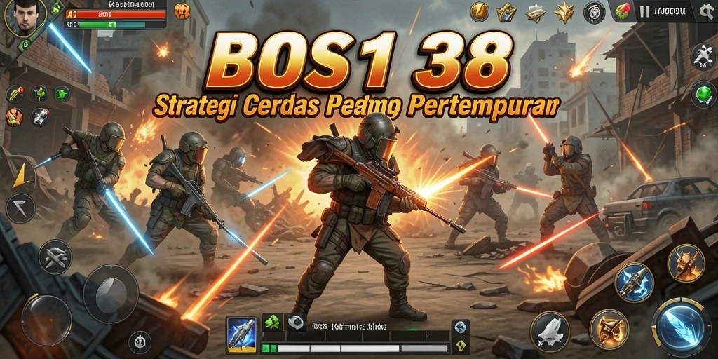 Tampilan menarik dari gameplay strategis di BOS138.