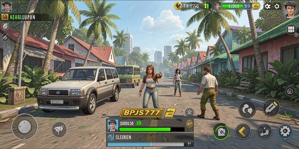 Tampilan gameplay BPJS777 menampilkan skenario kehidupan yang menarik.