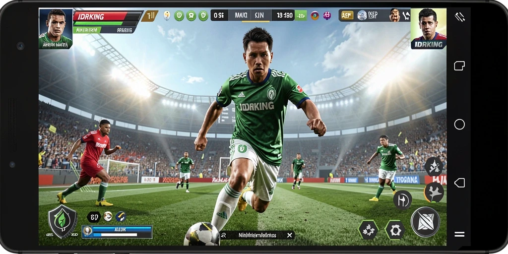 Tampilan gameplay seru dan kompetitif dalam IDRKING.