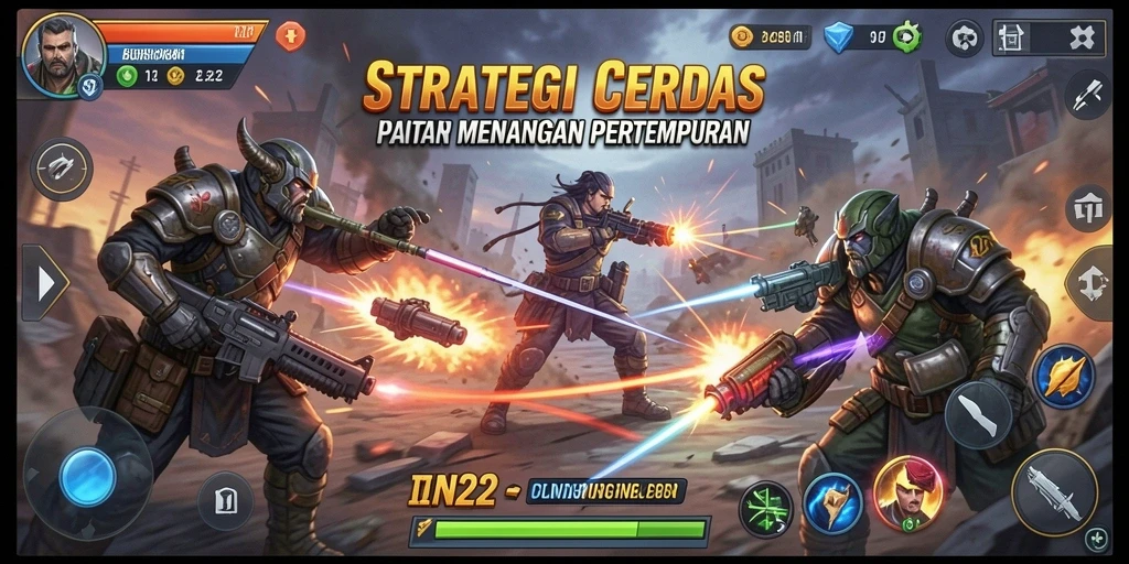 Tampilan gameplay strategi yang seru dan menegangkan.