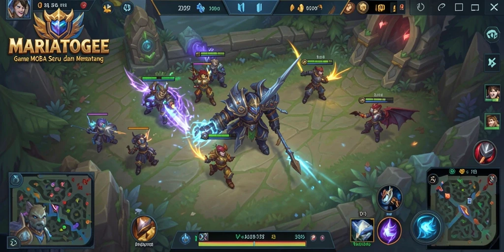 Tampilan gameplay MARIATOGEL yang memukau dengan karakter beraksi.