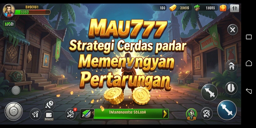 Screenshot utama MAU777 menampilkan gameplay menarik yang intens.