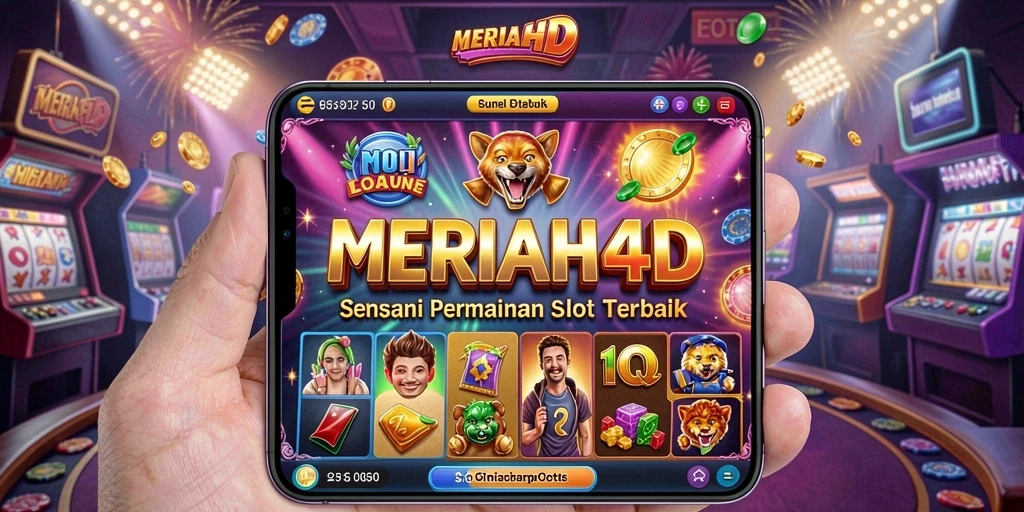 Tampilan gameplay seru di MERIAH4D saat memainkan mesin Slot.