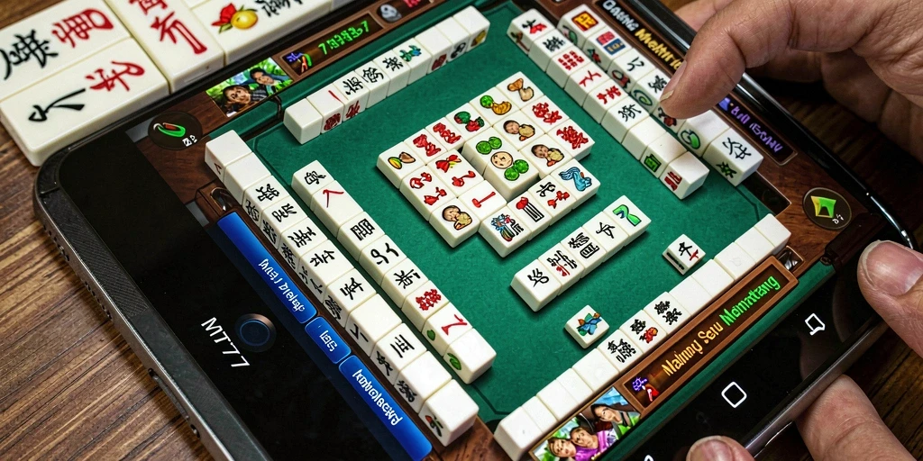 Screenshot gameplay MT777 yang menampilkan tantangan Mahjong yang seru.