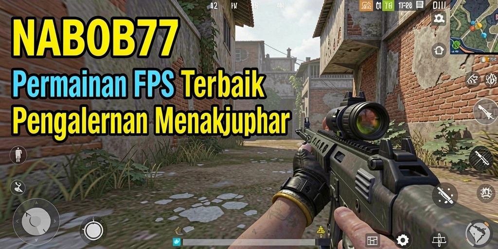 Tangkapan layar NABOB77 menampilkan pertempuran seru dalam FPS.