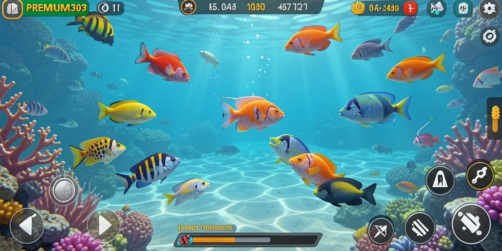 Gameplay seru tembak ikan di PREMIUM303 yang penuh tantangan.