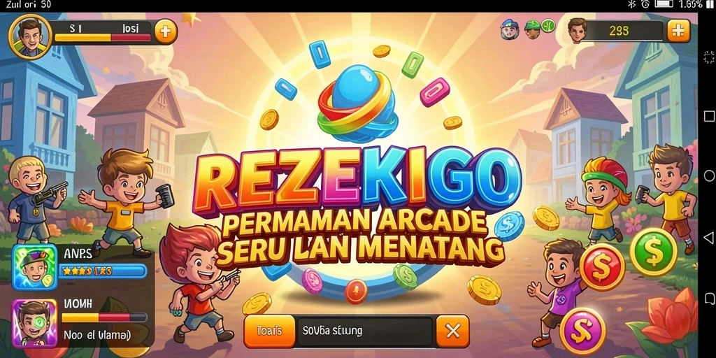 Tampilan gameplay yang seru dan menantang di REZEKIGO.