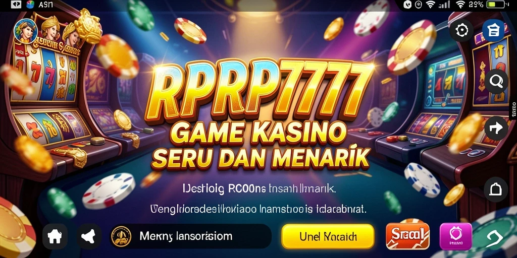 Tampilan menarik dari gameplay Kasino dalam RPRP777.