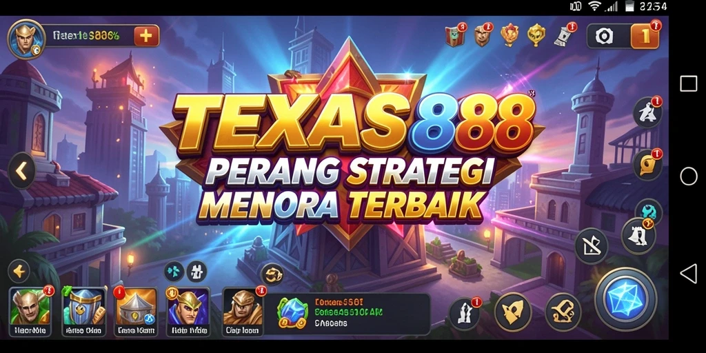 Tampilan gameplay menara strategis yang mendebarkan dan penuh aksi.