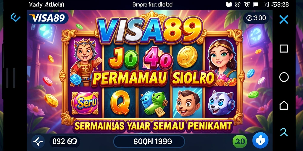 Tampilan menarik dari gameplay Slot di VISA89.